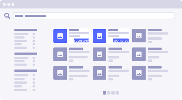 Sponsored products - top positions